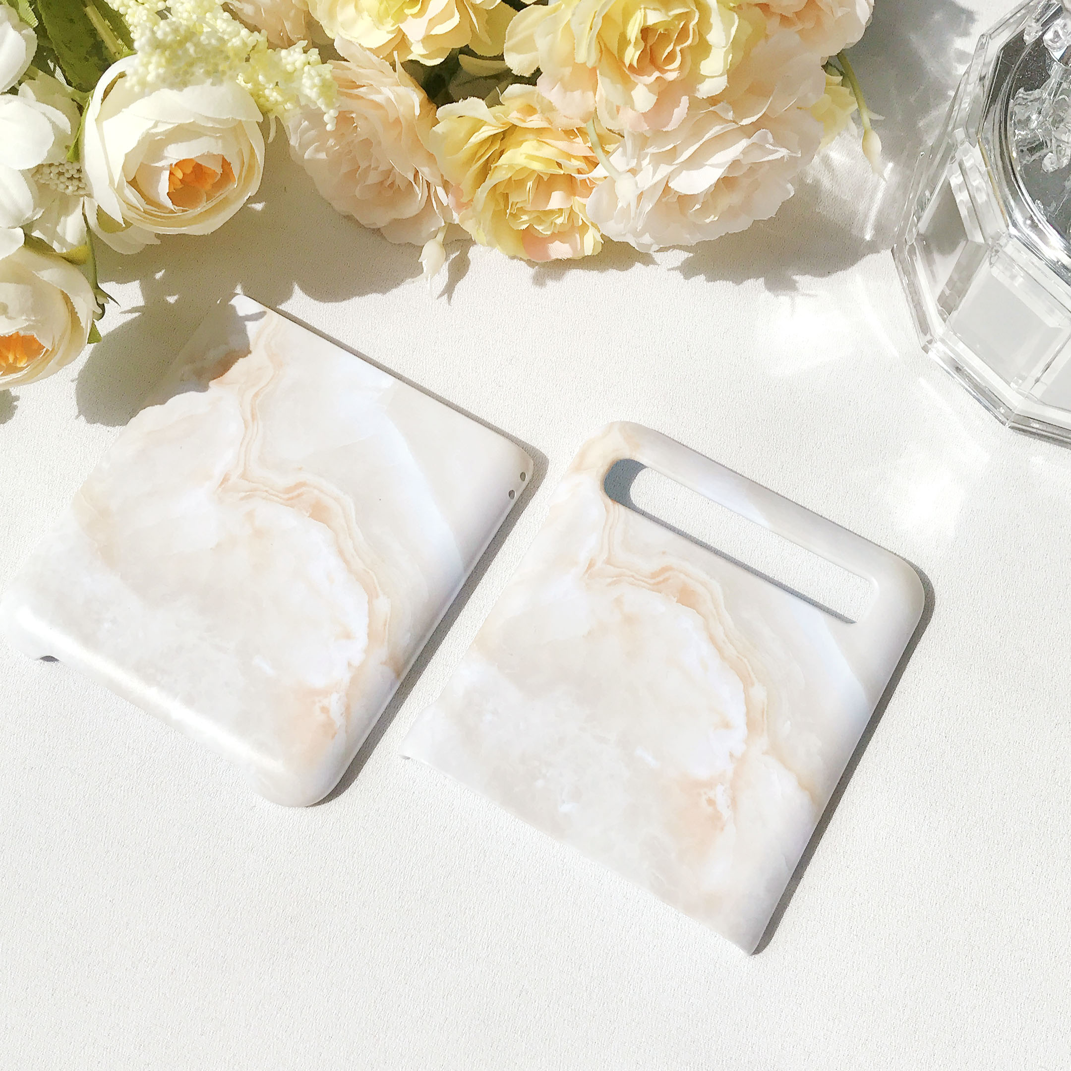 (Z플립) 무광  silk marble phone case